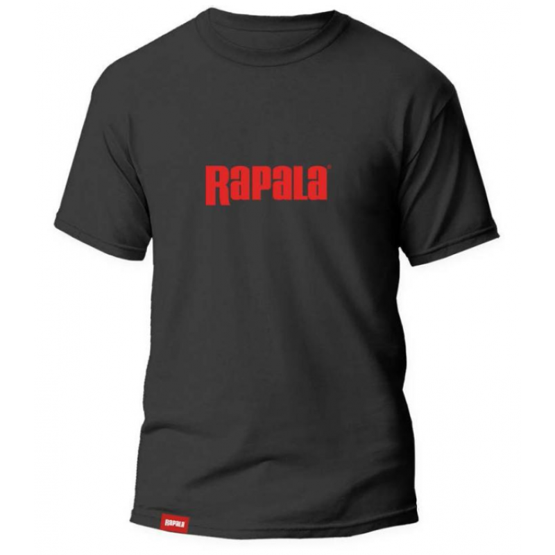 RAPALA MARŠKINĖLIAI Black Red Logo T-Shirt 